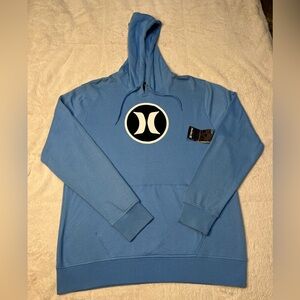 NWT New Hurley Icon Pullover Blue Hoodie Sweatshirt Jumper Men’s XL Y2K Vtg 00s